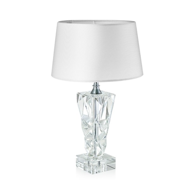 Lampada con Base Squadrata Emò Italia Collezione Ghiaccio 38 cm