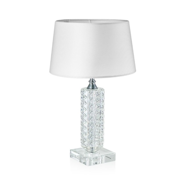 Lampada con Base Cilindrica Emò Italia Collezione Ghiaccio 46 cm