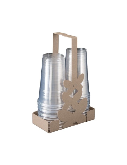 Portabicchieri Butterfly Beige Arti e Mestieri