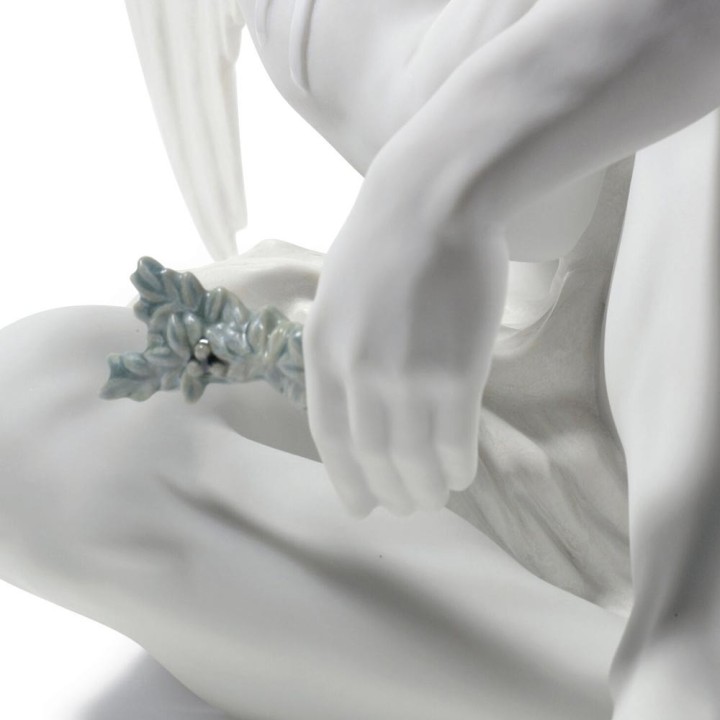 Lladró Statua Angelo Custode alta 28 cm