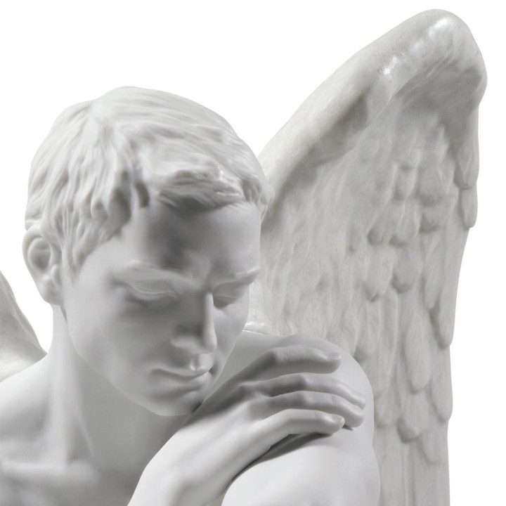 Lladró Statua Angelo Custode alta 28 cm