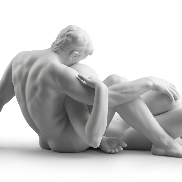 Lladró Statua Un momento eterno alta 27 cm
