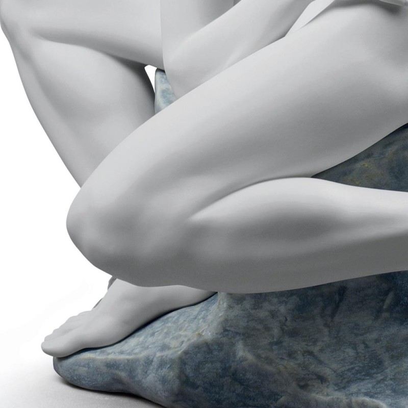Lladrò Scultura coppia Bacio Appassionato in...