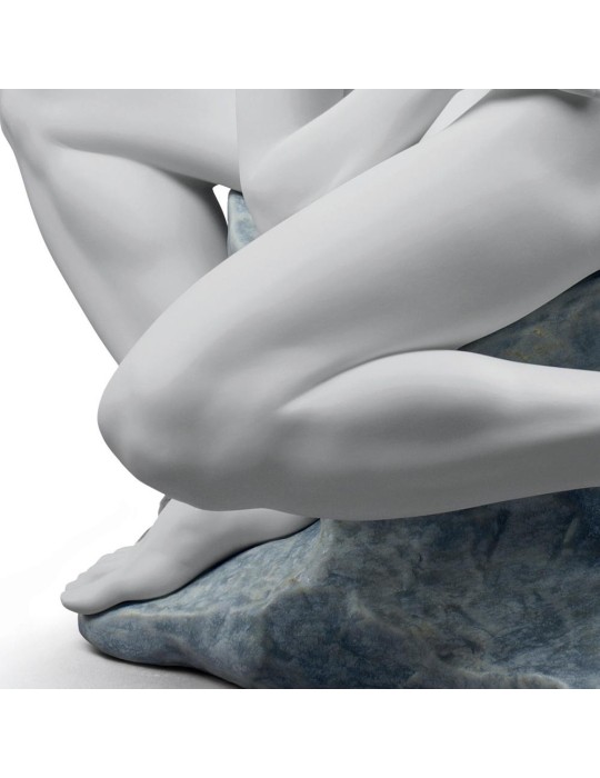 Lladrò Scultura coppia Bacio Appassionato in...