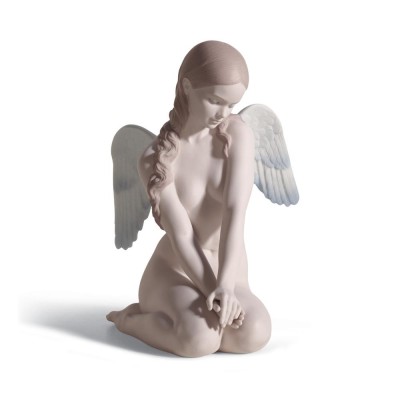 Lladrò Scultura Angelo Bello in porcellana handmade