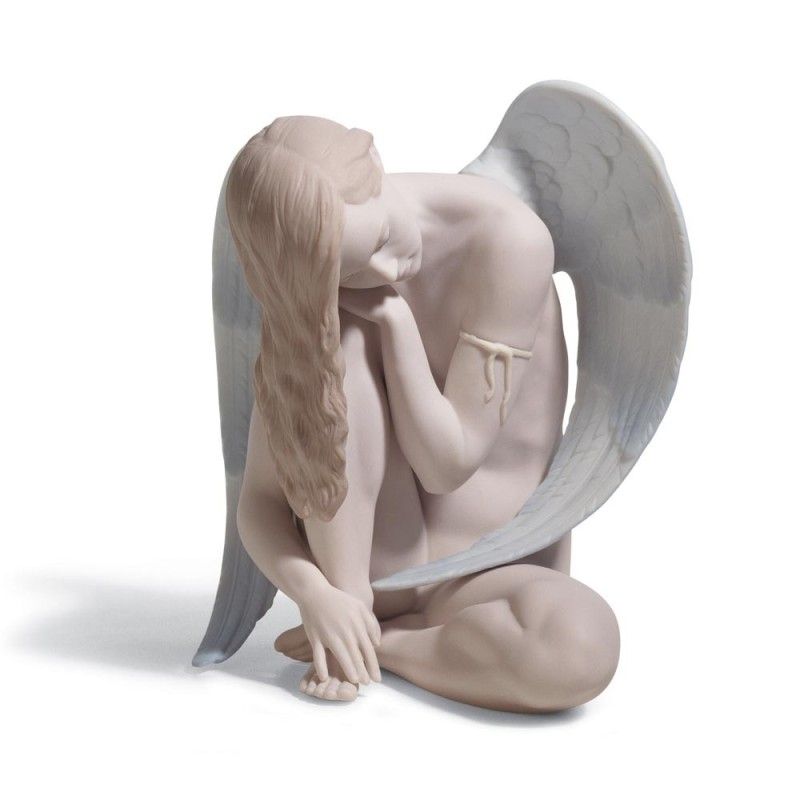 Lladrò Scultura Angelo Meraviglioso in porcellana handmade