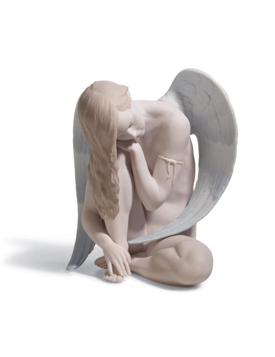 Lladrò Scultura Angelo Meraviglioso in porcellana handmade
