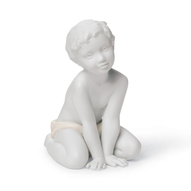 Lladrò Statua Il Figlio in porcellana handmade