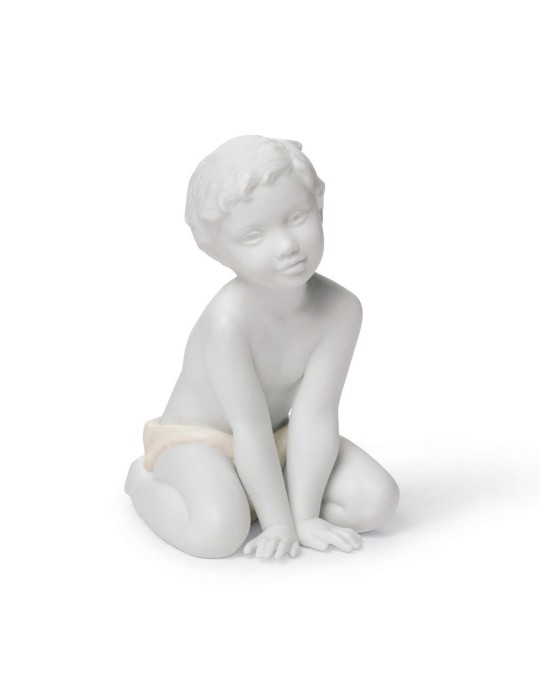 Lladrò Statua Il Figlio in porcellana handmade