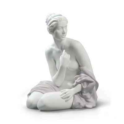 Lladrò Statua Bagnante Seduta in porcellana handmade
