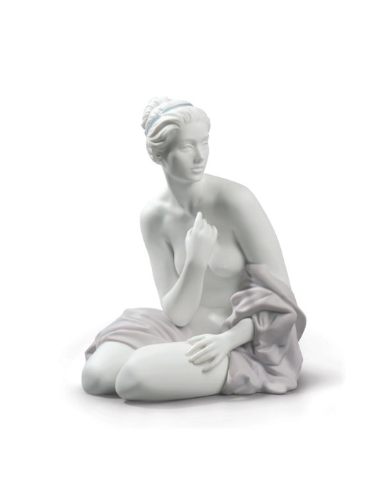 Lladrò Statua Bagnante Seduta in porcellana handmade