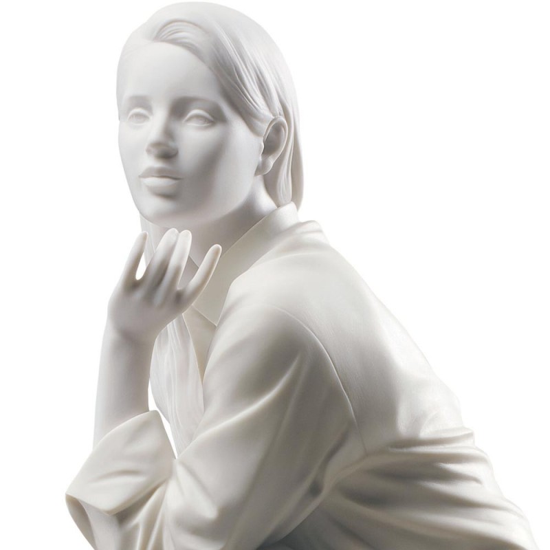 Lladrò Statua donna Un Momento di Tranquillità...