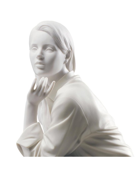 Lladrò Statua donna Un Momento di Tranquillità...