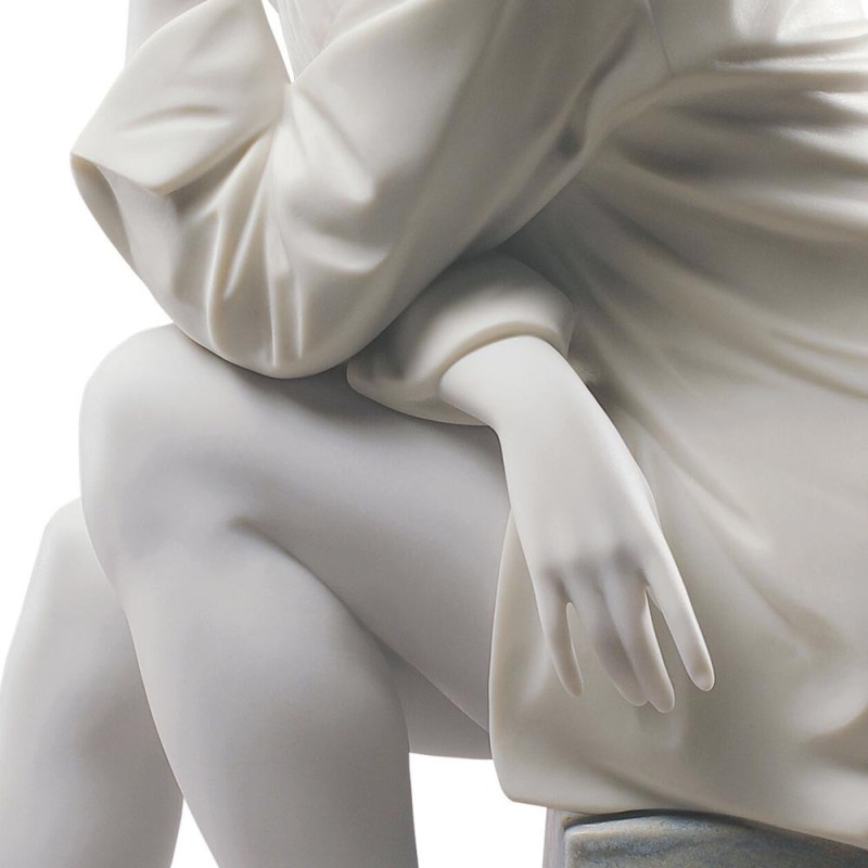 Lladrò Statua donna Un Momento di Tranquillità...