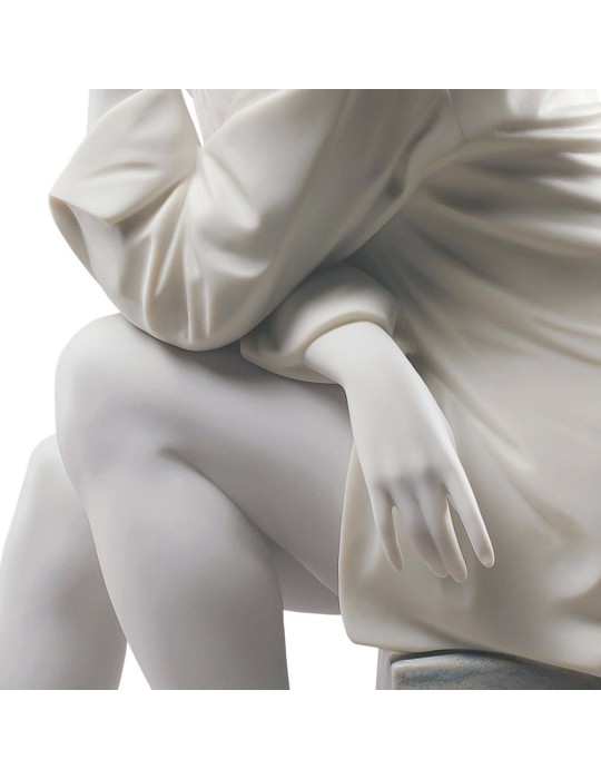 Lladrò Statua donna Un Momento di Tranquillità...
