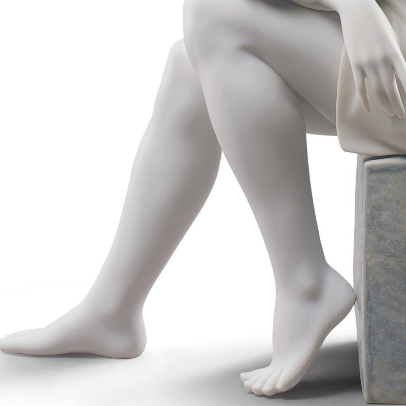 Lladrò Statua donna Un Momento di Tranquillità...
