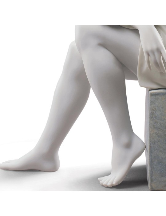 Lladrò Statua donna Un Momento di Tranquillità...
