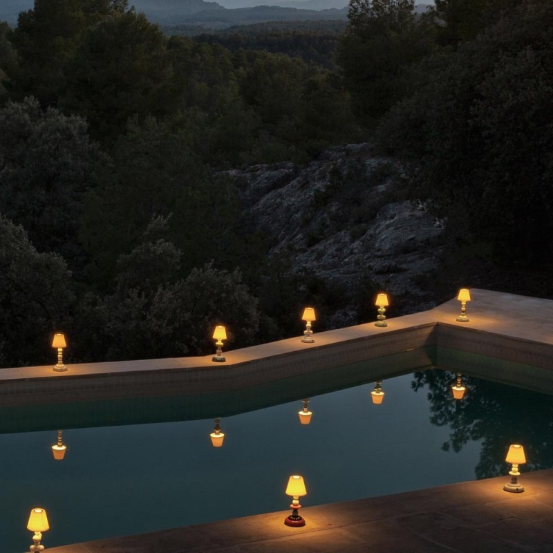 Lladrò Lampada da tavolo Firefly Lotus bianca...