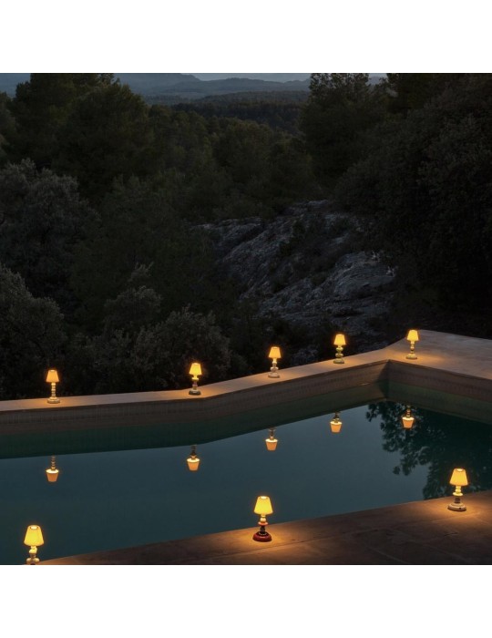 Lladrò Lampada da tavolo Firefly Lotus bianca...