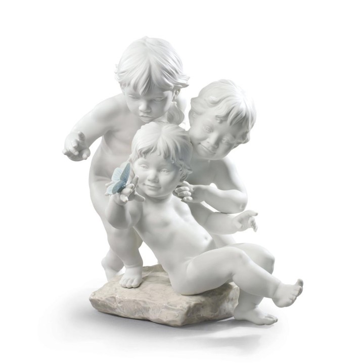 Lladró Statua Curiosità infantile