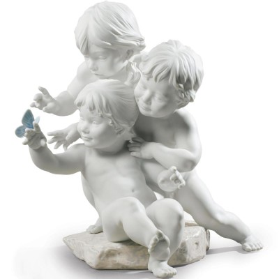 Lladrò Statua Curiosità Infantile in porcellana handmade 2