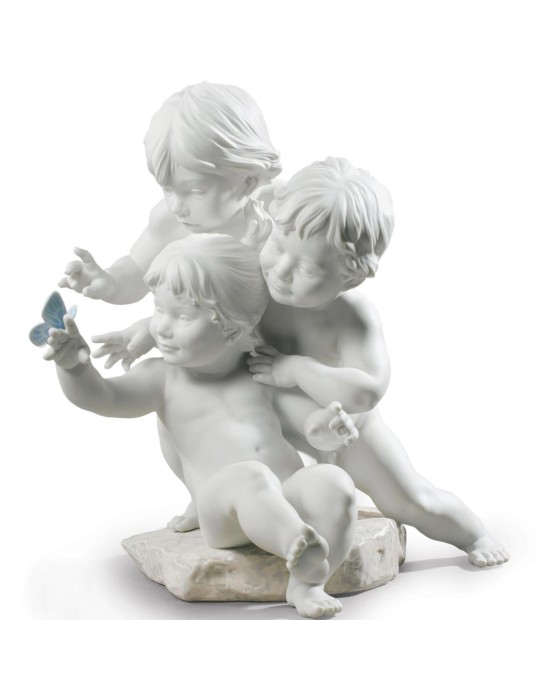 Lladrò Statua Curiosità Infantile in porcellana...