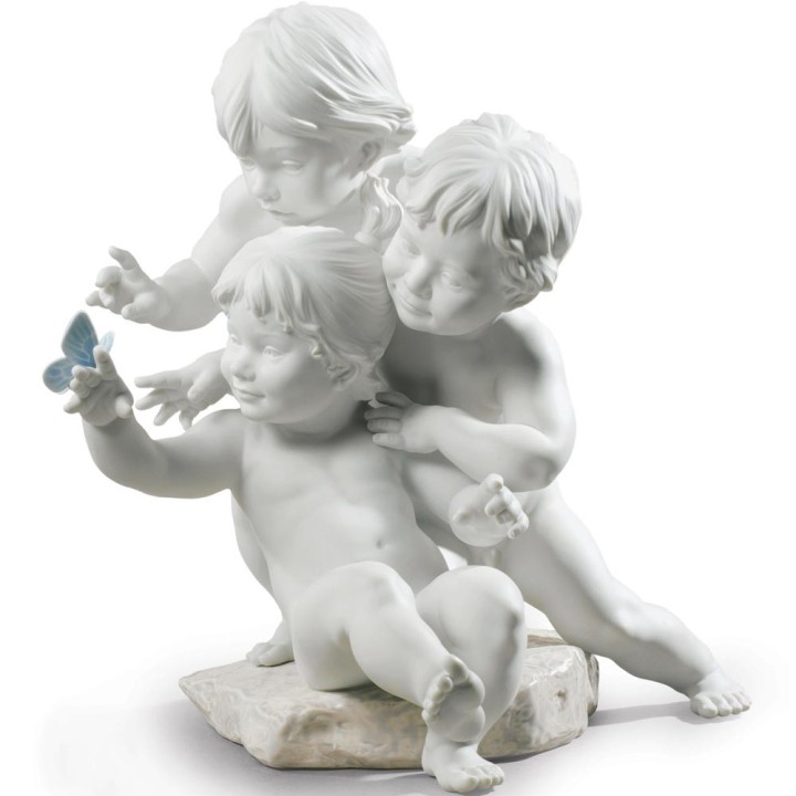 Lladró Statua Curiosità infantile