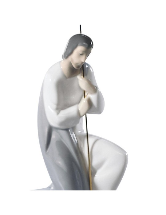Lladrò Statua Natività San Giuseppe in porcellana handmade