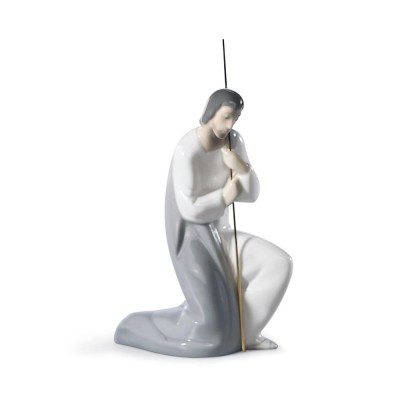 Lladrò Statua Natività San Giuseppe in porcellana handmade 2