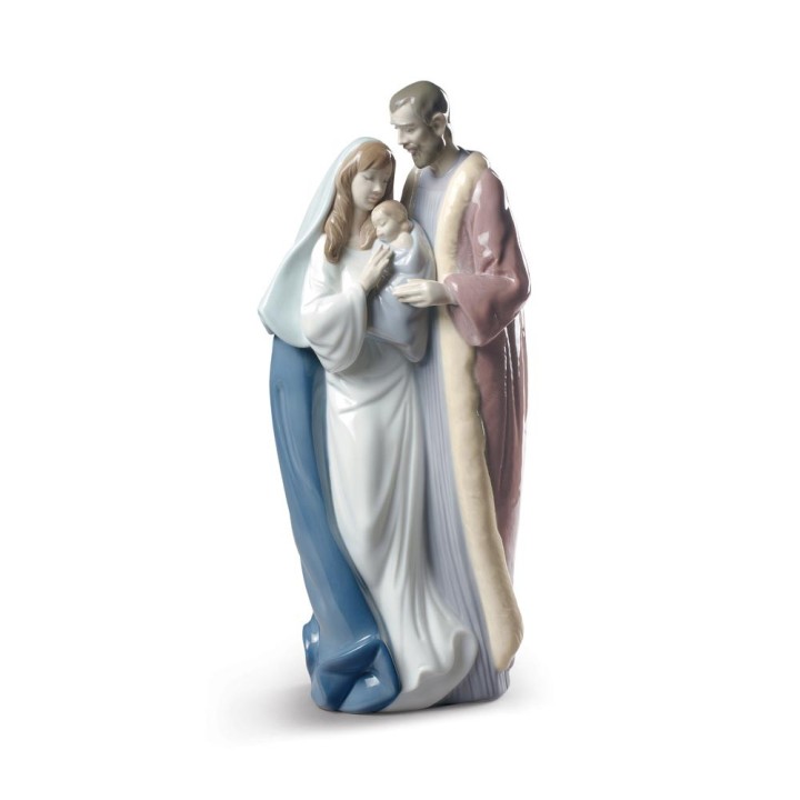 Lladró Statua Sacra Famiglia alta 33 cm