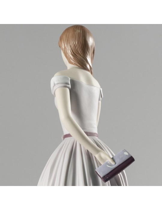 Lladrò Statua donna con cane Ti accompagno alla...
