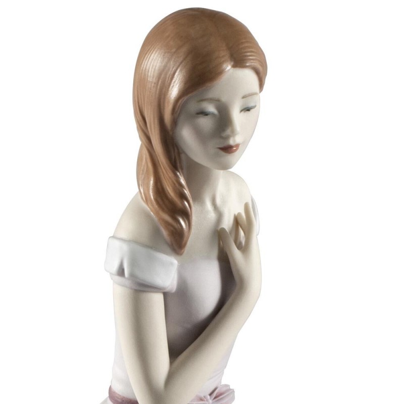Lladrò Statua donna con cane Ti accompagno alla...