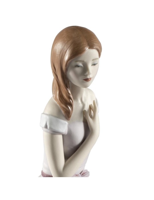 Lladrò Statua donna con cane Ti accompagno alla...