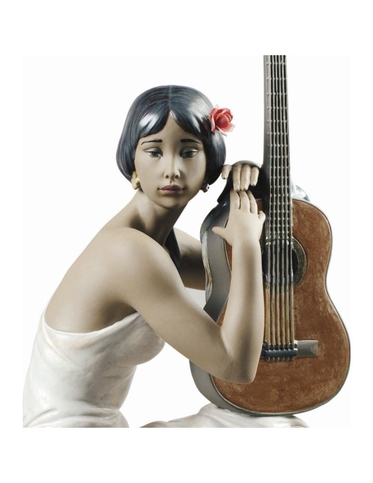 Lladrò Statua suonatrice di flamenco in...