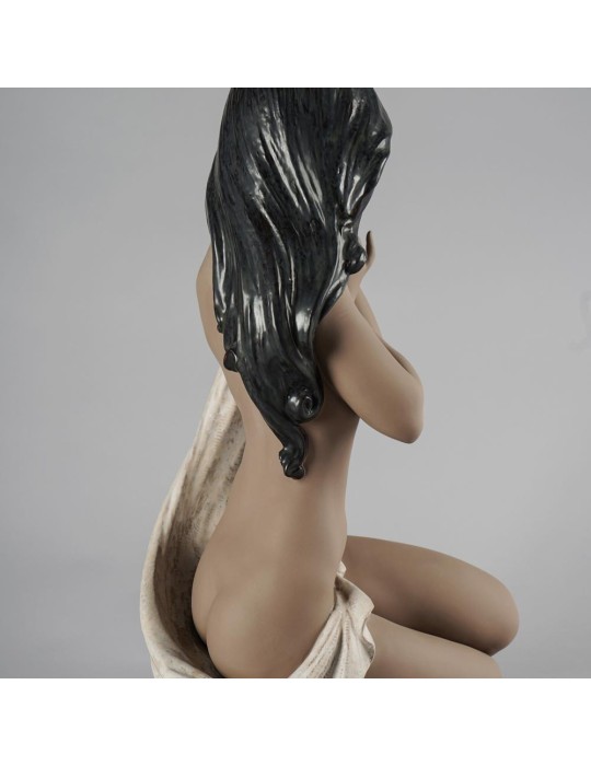 Lladrò Statua donna Candida luce della luna in...