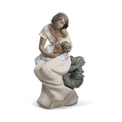 Lladrò Statua Madre Legami materni in porcellana handmade