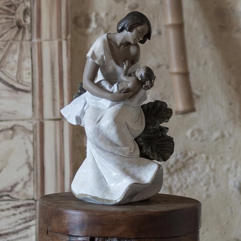 Lladrò Statua Madre Legami materni in...