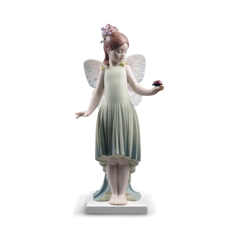 Lladrò Statua bimba Fantasia infantile in porcellana handmade