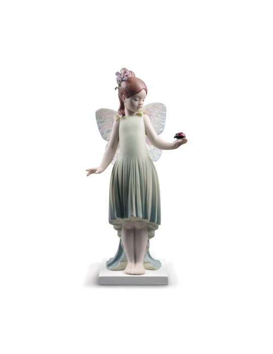 Lladrò Statua bimba Fantasia infantile in porcellana handmade