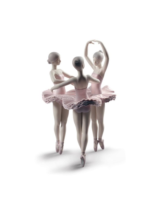 Lladrò Statua ballerine Posa di ballo in...