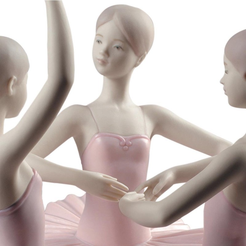 Lladrò Statua ballerine Posa di ballo in...