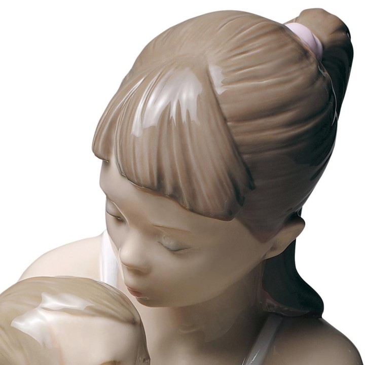 Lladró Statua Sorellina e fratellino alta 21 cm