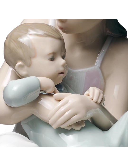 Lladrò Statua bimbi Sorellina e fratellino in...