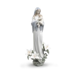 Lladró Statua Madonna dei fiori alta 33 cm