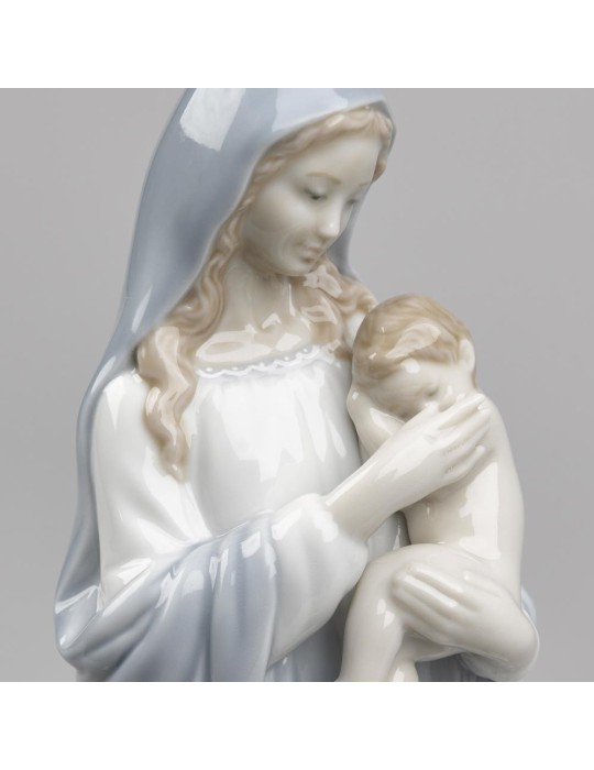 Lladrò Statua Madonna dei fiori in porcellana...