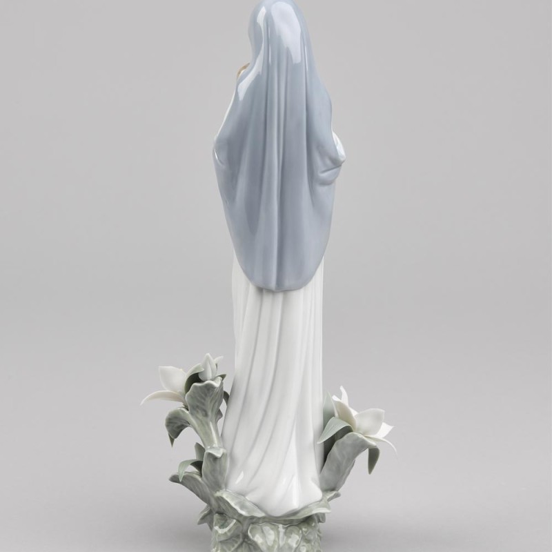 Lladrò Statua Madonna dei fiori in porcellana...