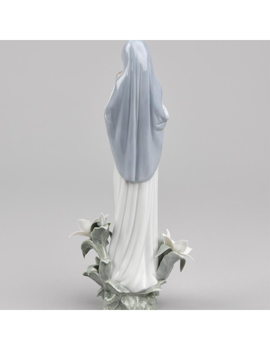 Lladrò Statua Madonna dei fiori in porcellana...