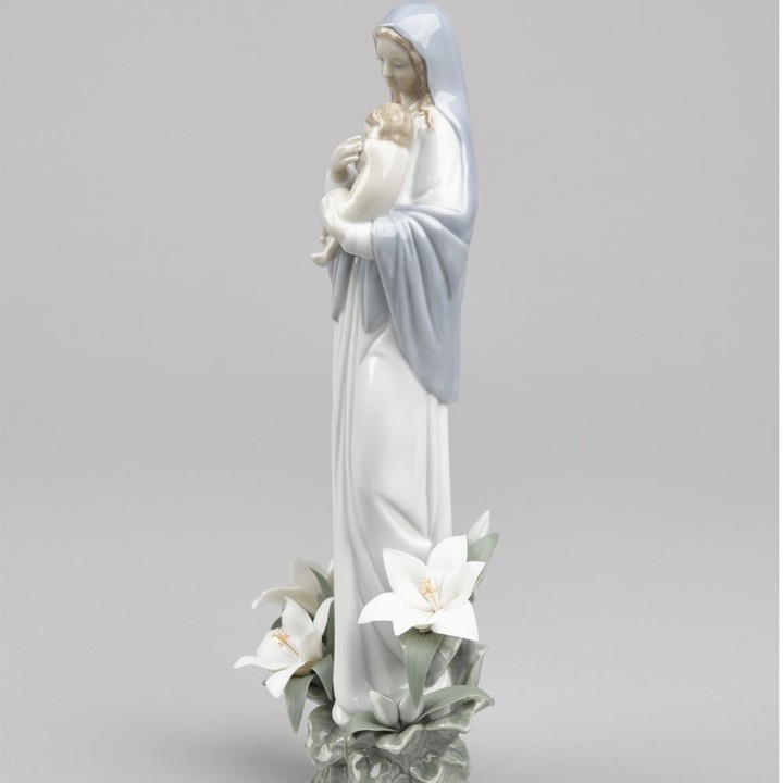 Lladró Statua Madonna dei fiori alta 33 cm