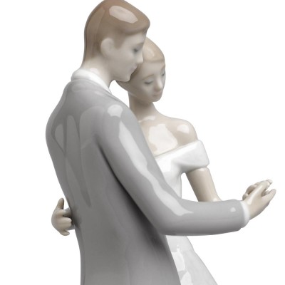 Lladrò Statua coppia Per sempre uniti in porcellana handmade 2
