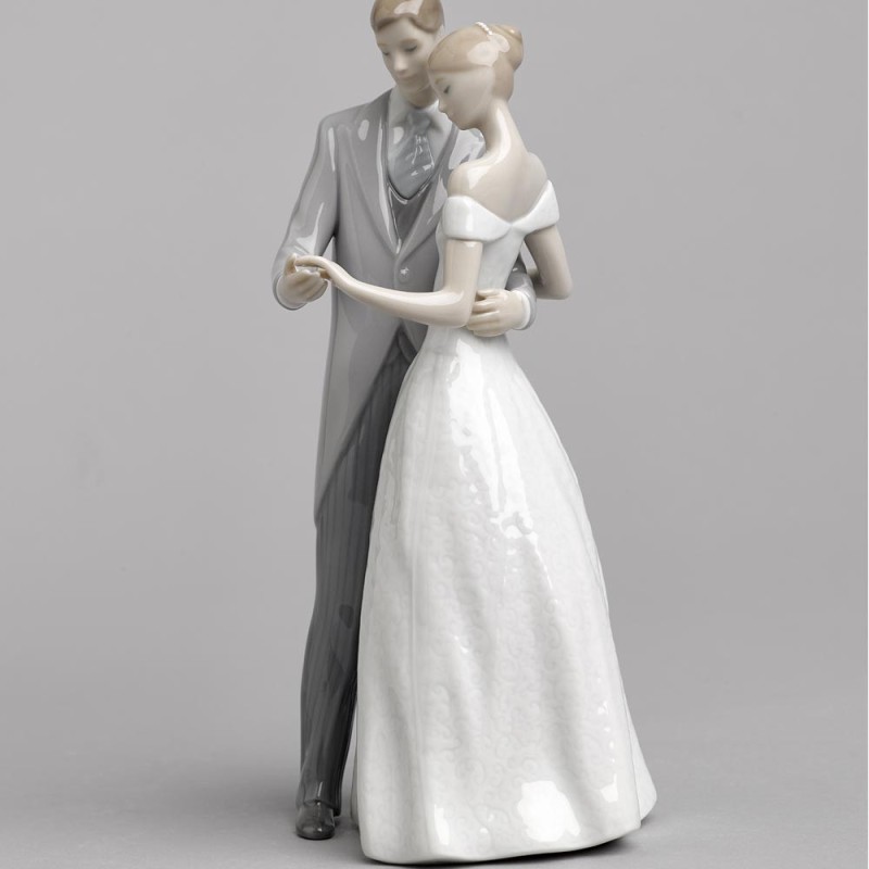 Lladrò Statua coppia Per sempre uniti in...